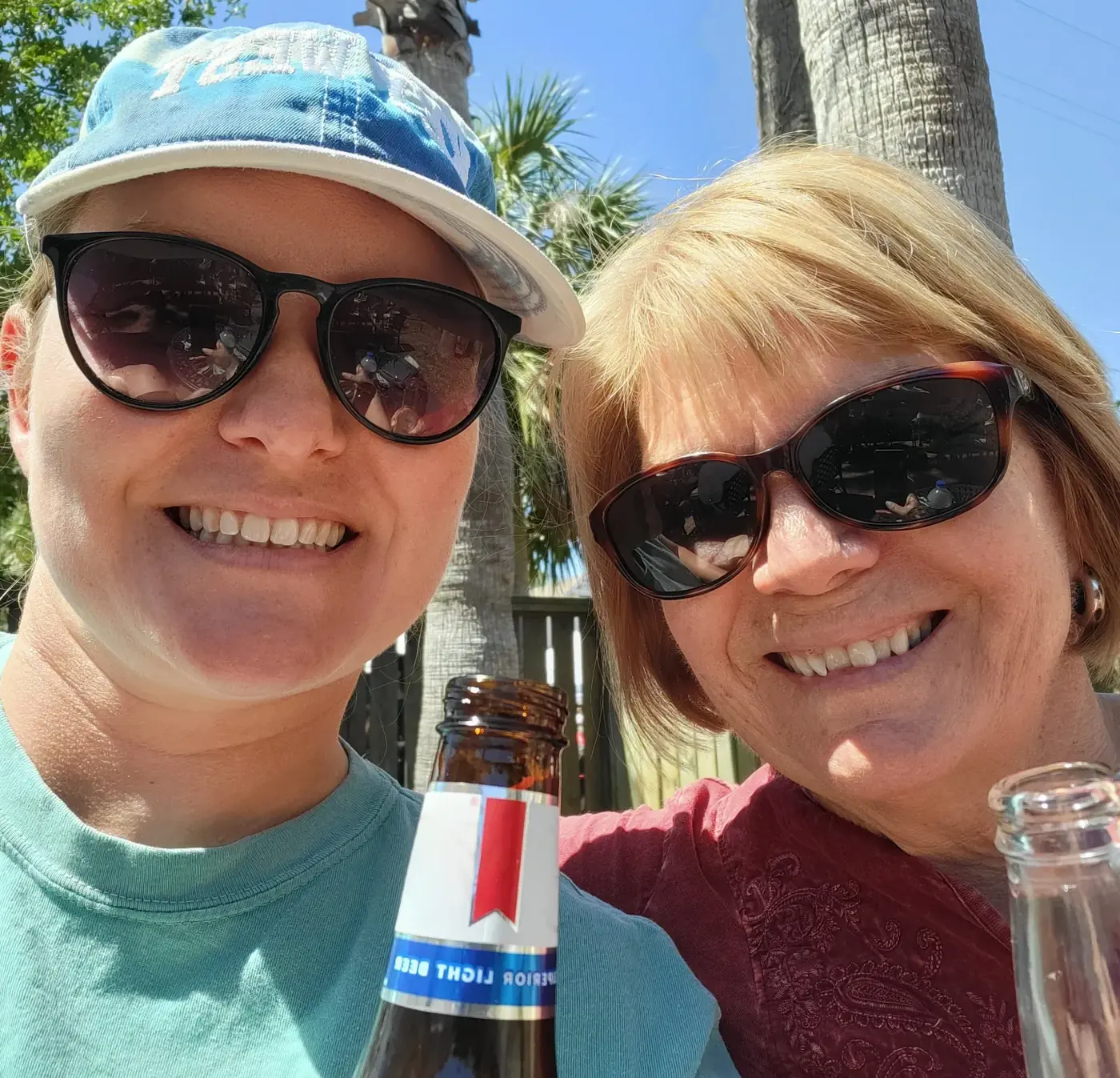 Lauren and her mom Kay in Cedar Key